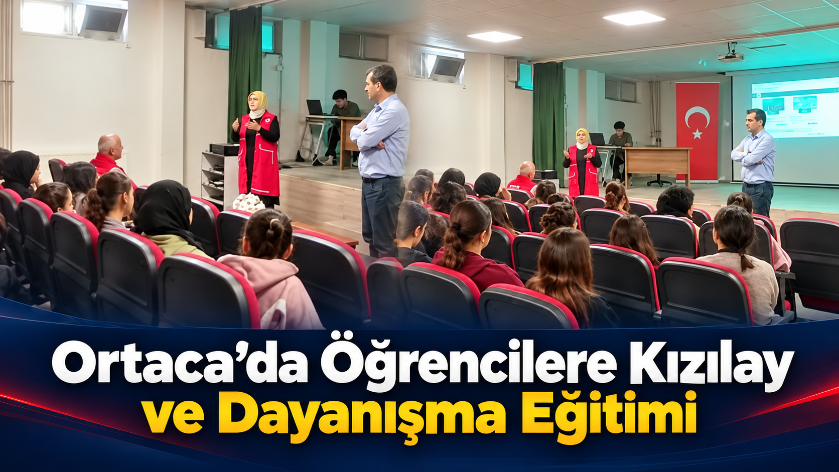 Ortaca’da Öğrencilere Kızılay ve Dayanışma Eğitimi