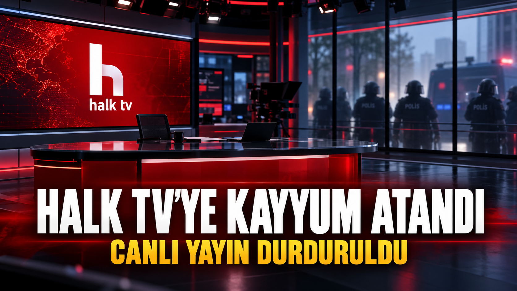 Halk TV’de Kayyum Dönemi: Canlı Yayın Kesildi