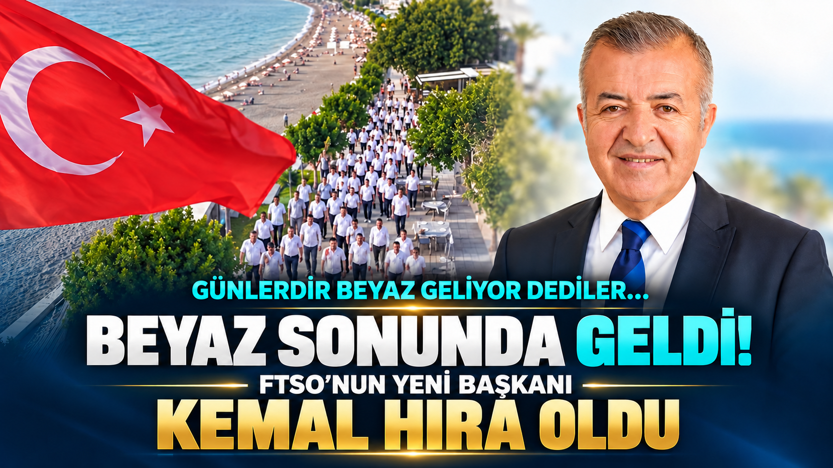 FTSO Başkanlık Seçiminde Zafer Kemal Hıra'nın Oldu