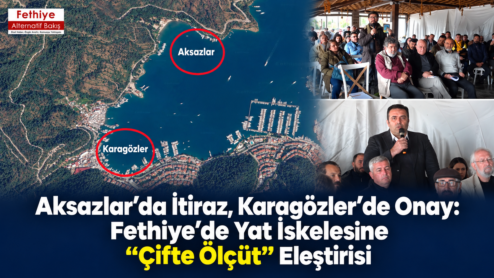 Fethiye’de Yat İskelesine “Çifte Ölçüt” Eleştirisi